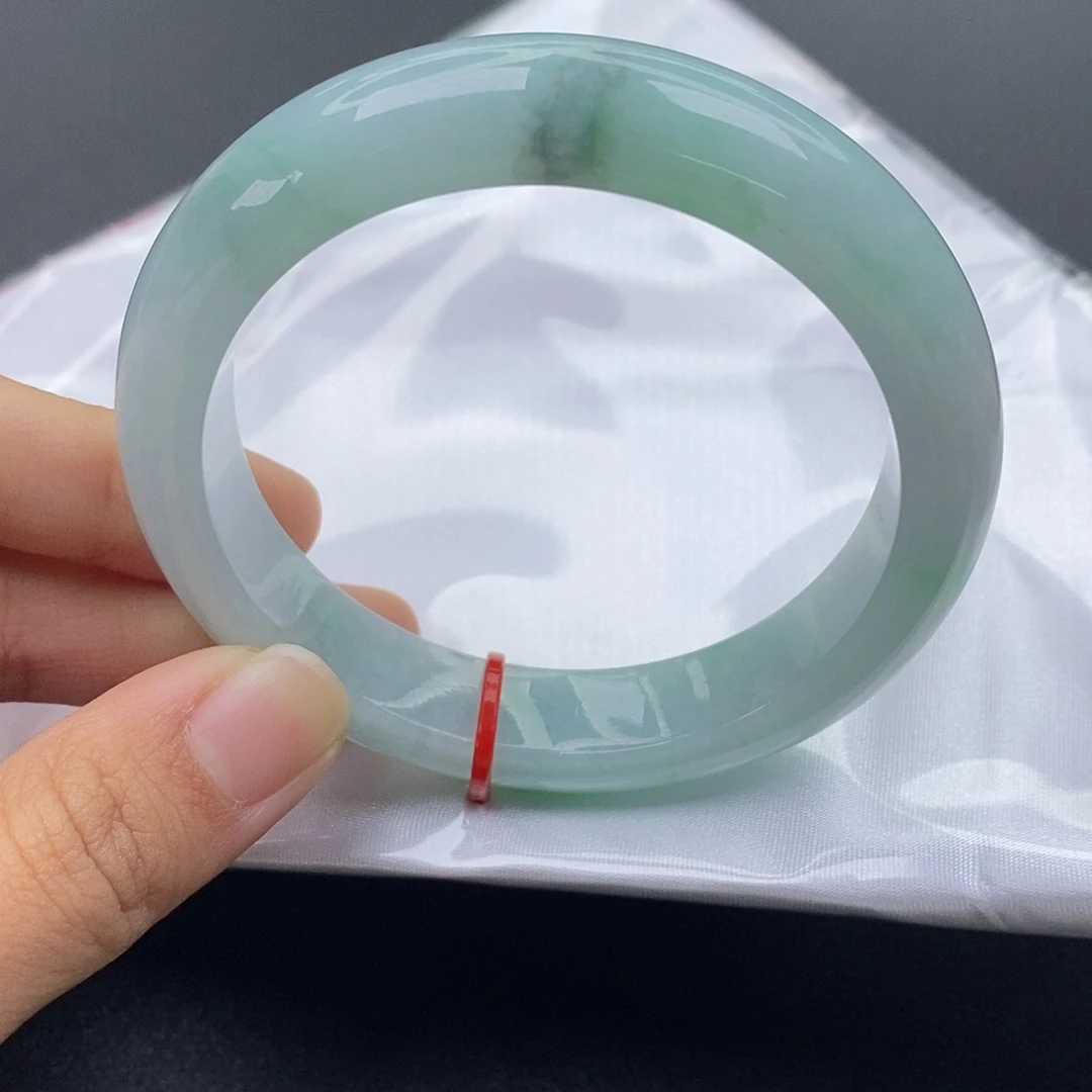 翡翠未镶嵌手镯58正圈