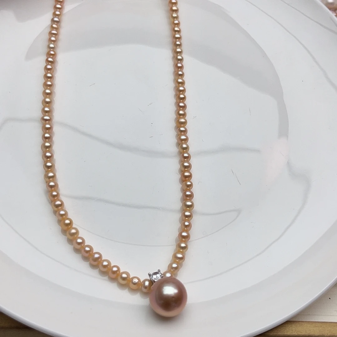 未镶嵌颈饰淡水珍珠