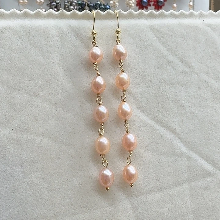 淡水珍珠发饰银S925镶嵌