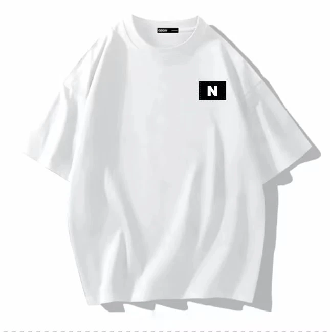 专属图时尚百搭圆领宽松落肩T恤