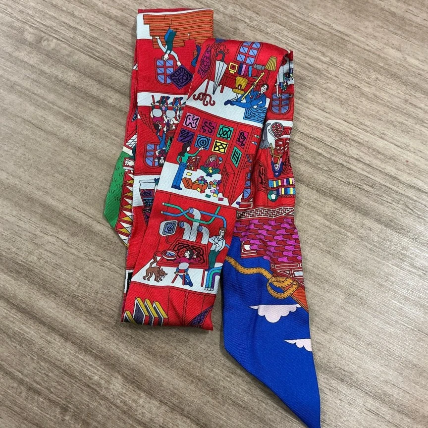 未使用 Hermes/爱马仕 （pm）twilly丝巾 /9674