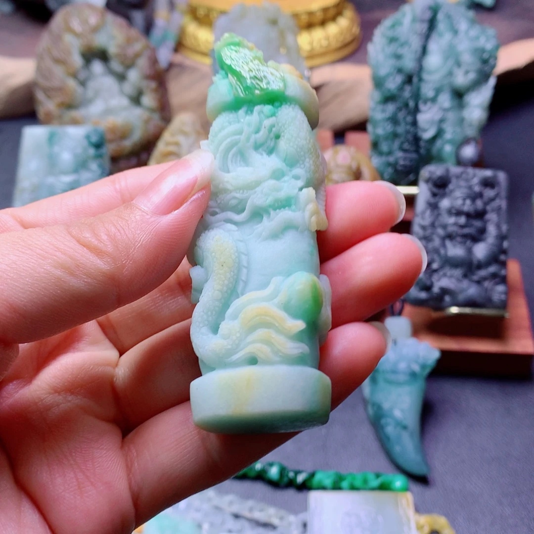 人***梦定制翡翠未镶嵌翡翠