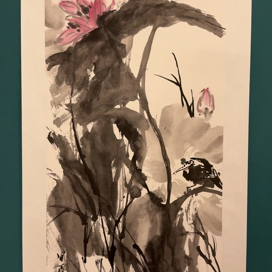 国画徐老师画作画作