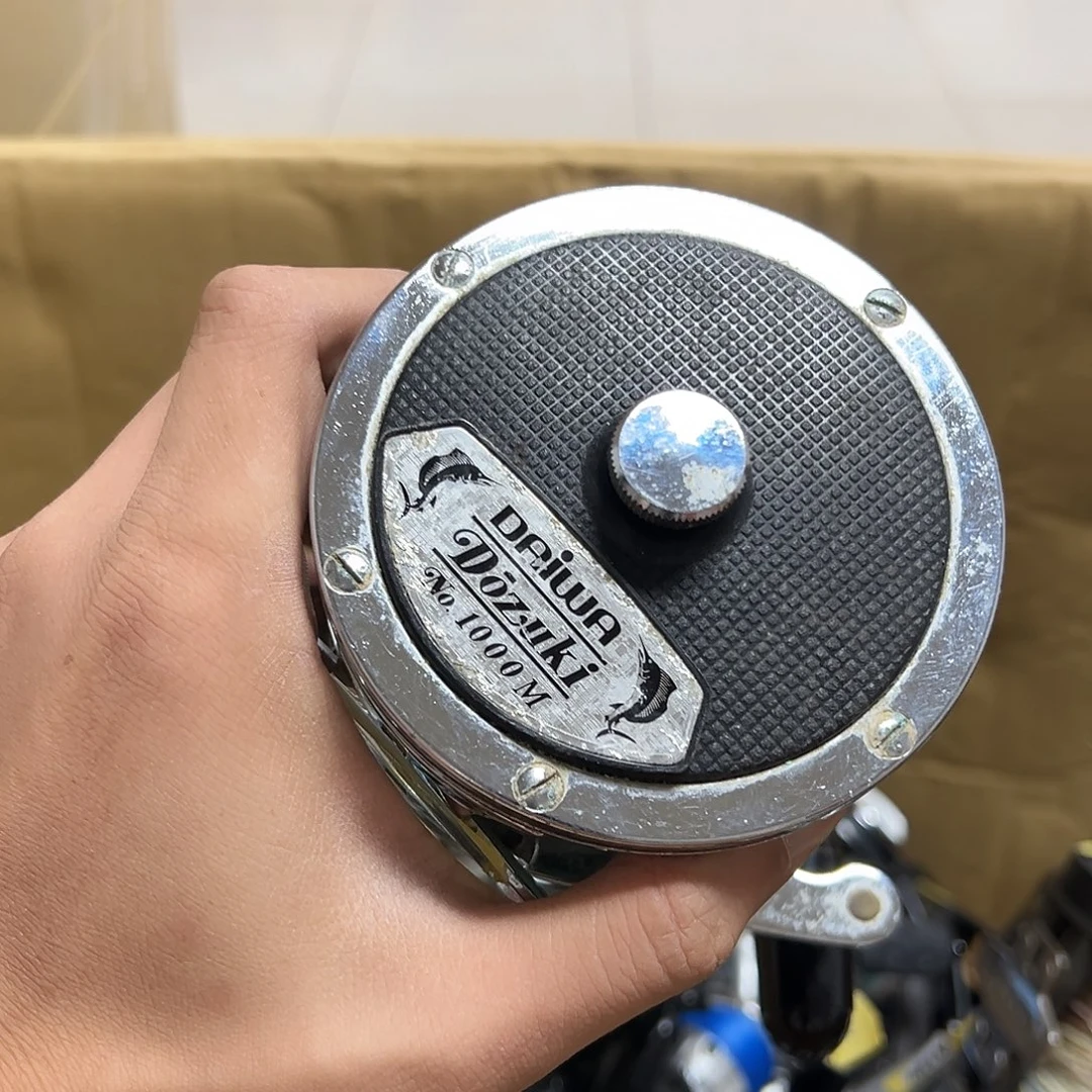 明***厂渔轮 日本渔具 水滴轮 纺车轮 鼓轮