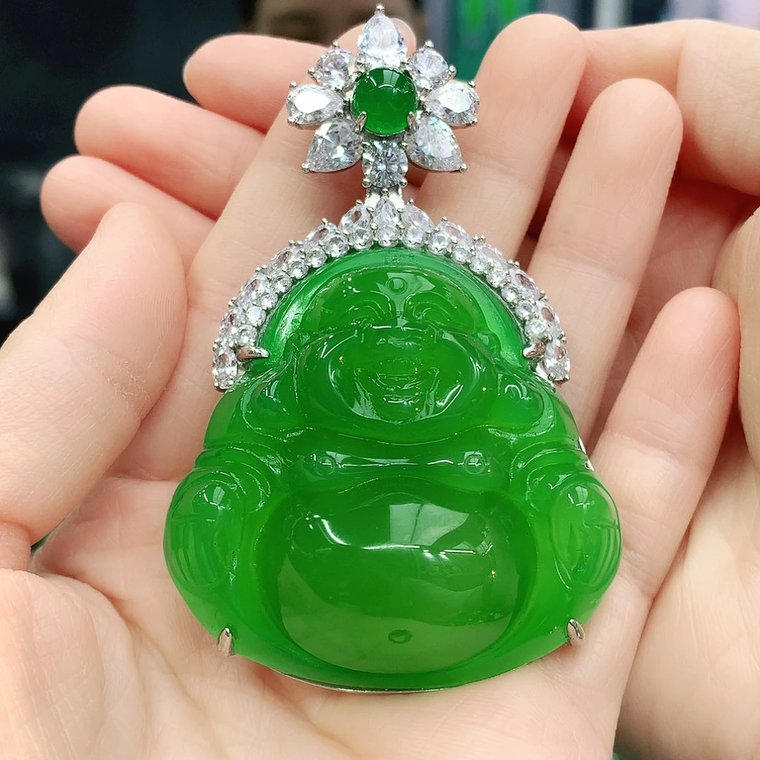 银S925镶嵌吊坠玛瑙/玉髓