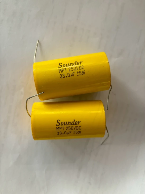 库存33uf喇叭电容一对