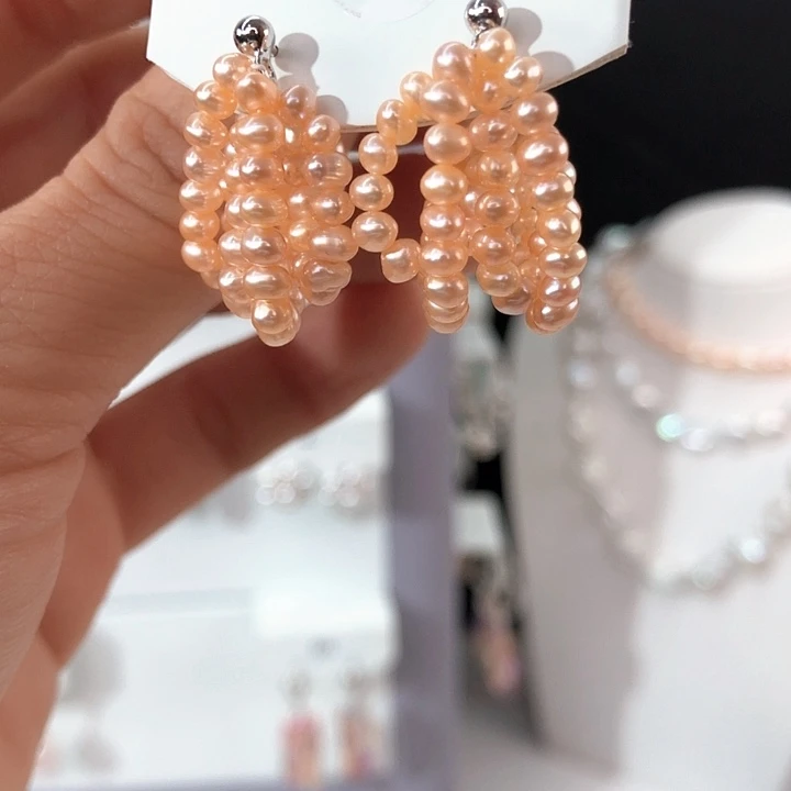 淡水珍珠项链银S925镶嵌s*