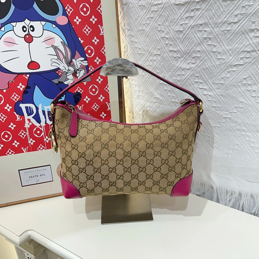 95新 GUCCI/古驰 古驰老花腋下包 cj4306