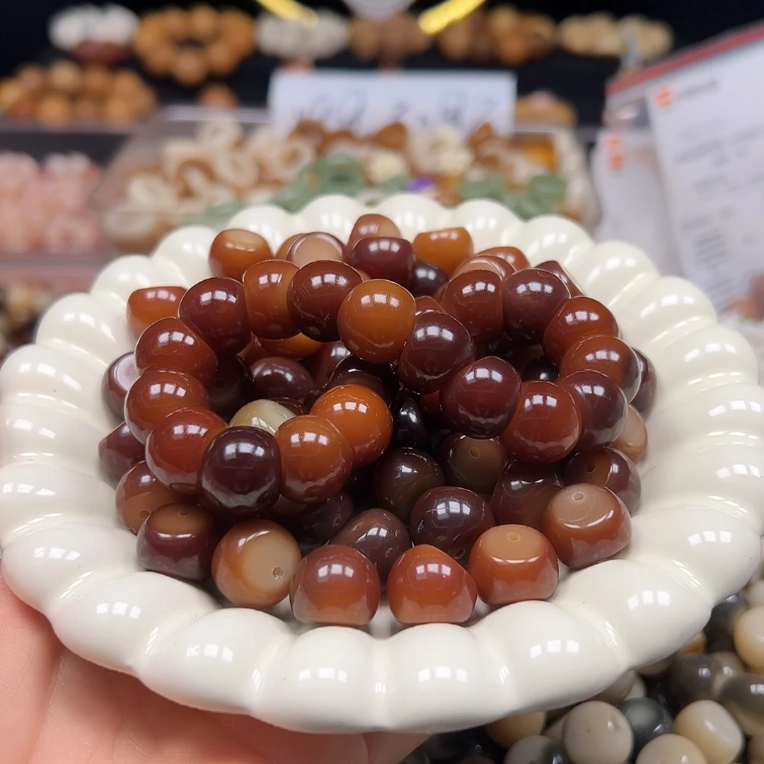 菩提根/象牙果手串卡在15非料虎破蒜瓣22颗