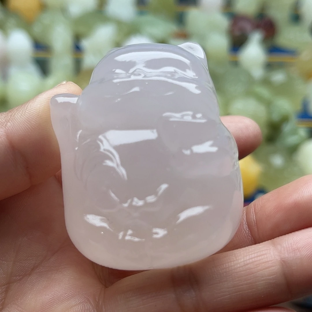 翾***泽玉天然桌面小摆件