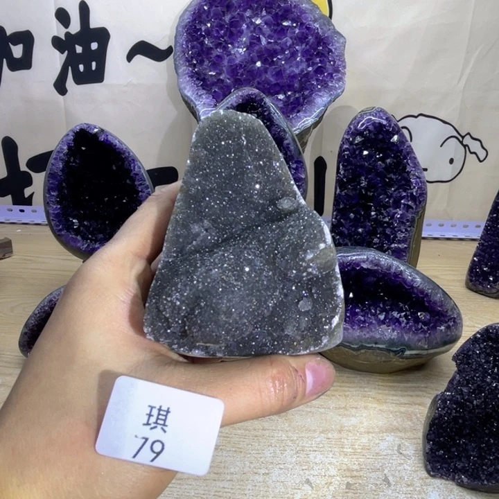 未镶嵌珠宝半成品紫晶
