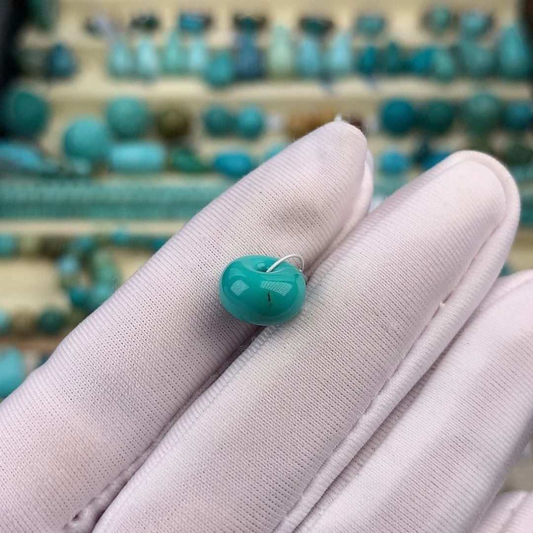 绿松石未镶嵌珠宝奇石9.7