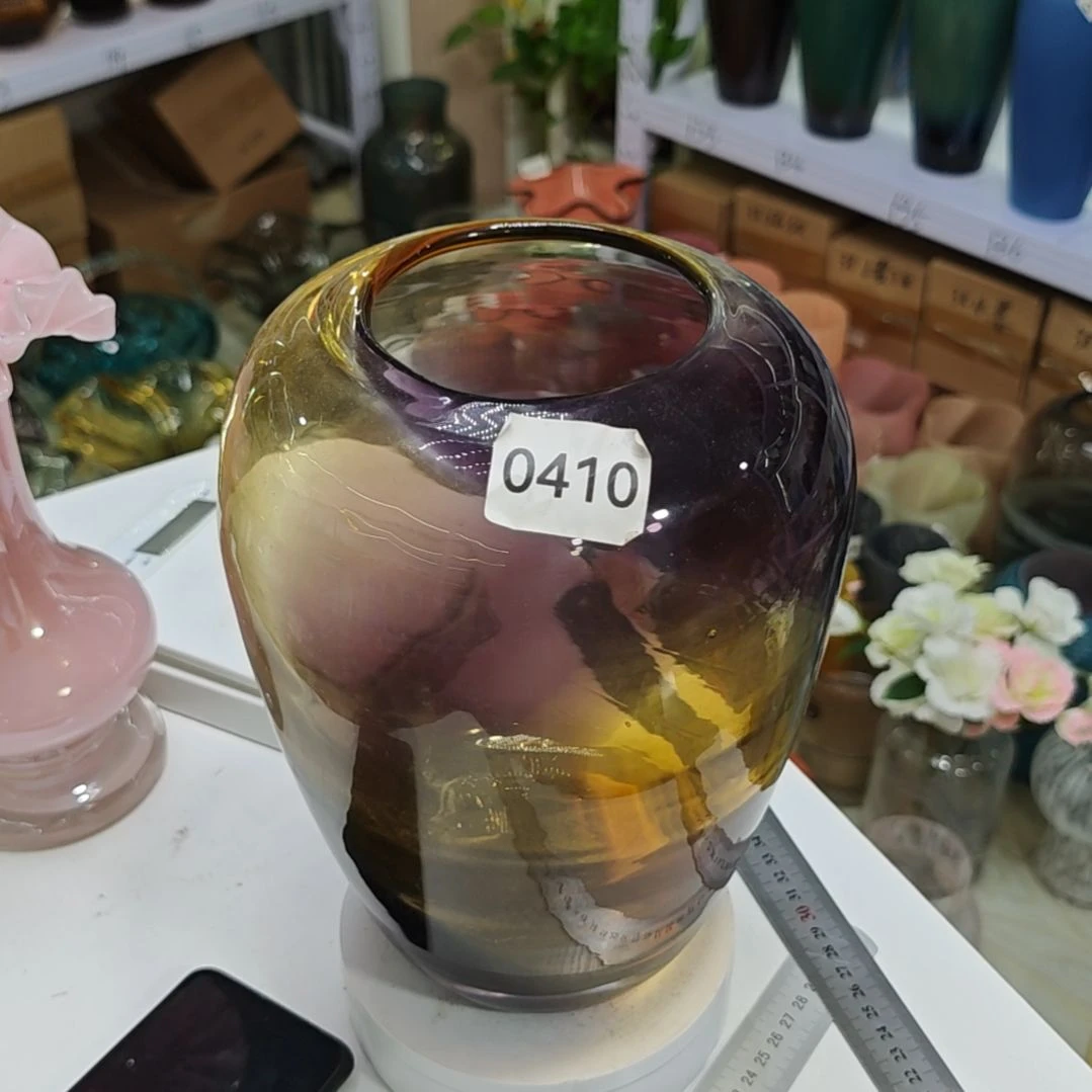 高26口10琉璃造型花瓶