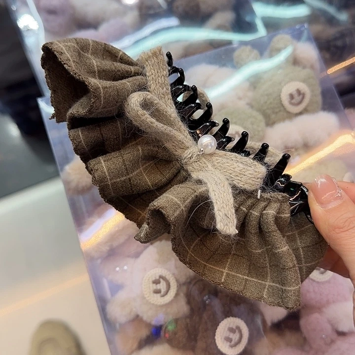 布艺非金属裙摆香蕉夹-13