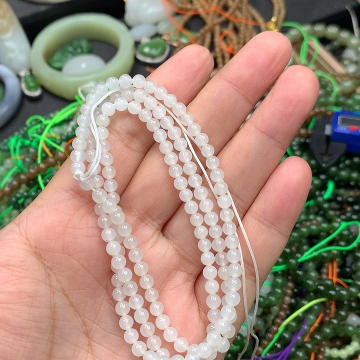 和田玉未镶嵌手链78