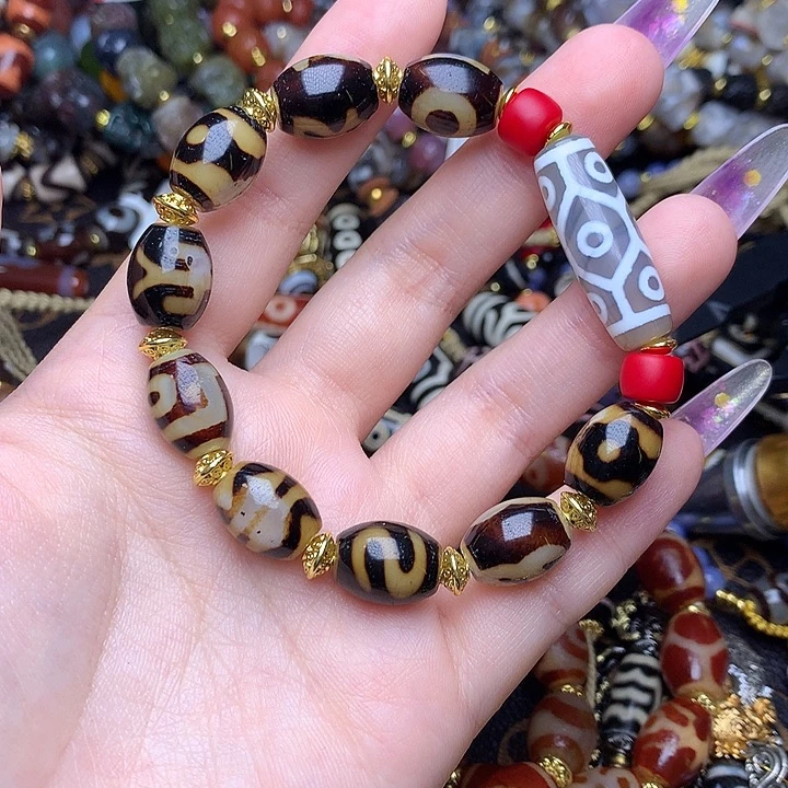 玛瑙/玉髓未镶嵌发一条