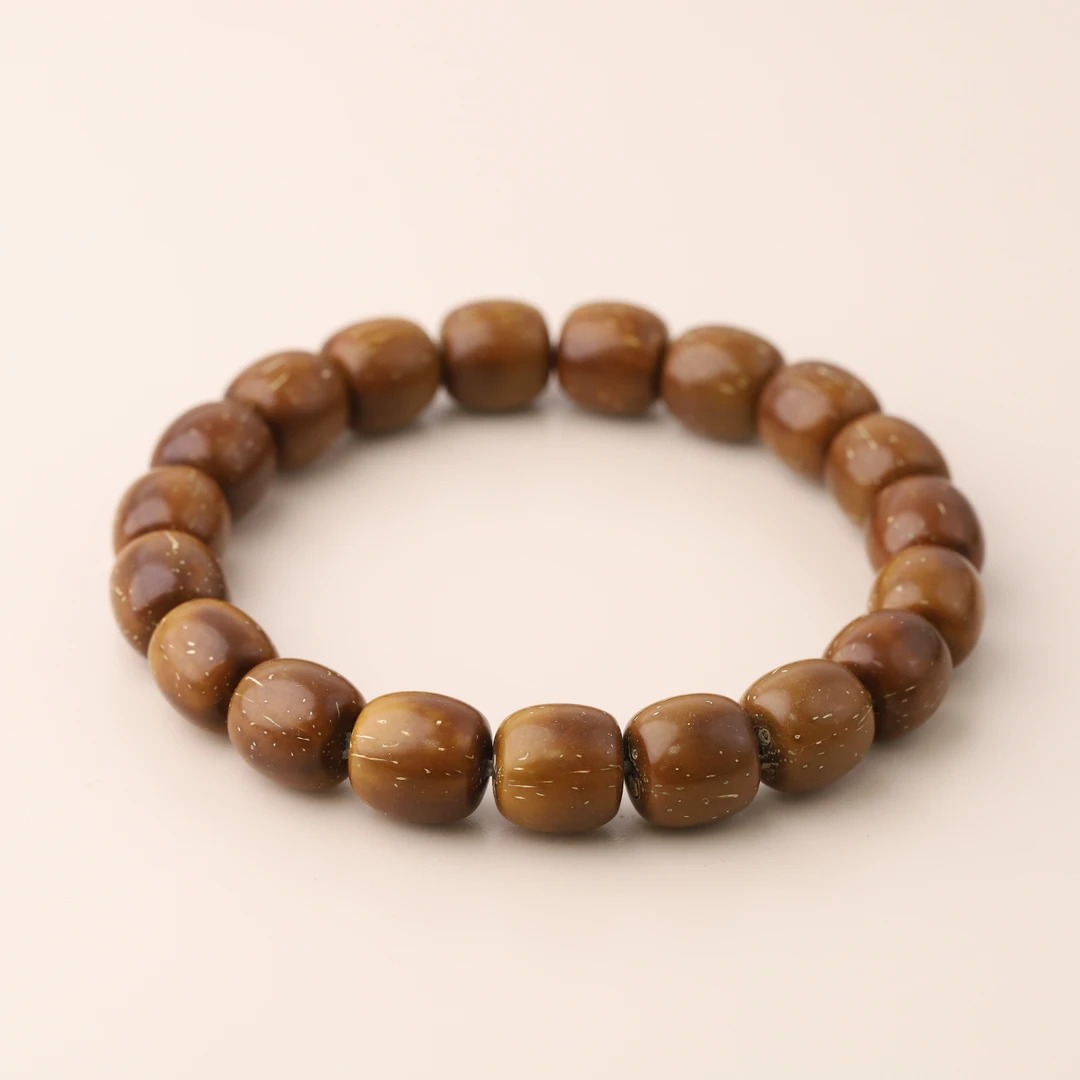 S1894 紫金鼠菩提老型单圈懒人 文玩手串