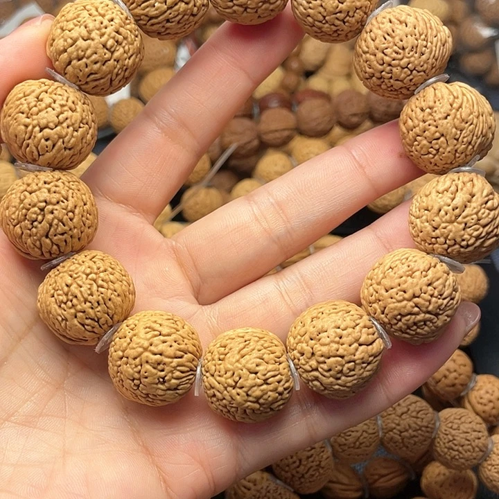 桃核手串但****程核桃手串20