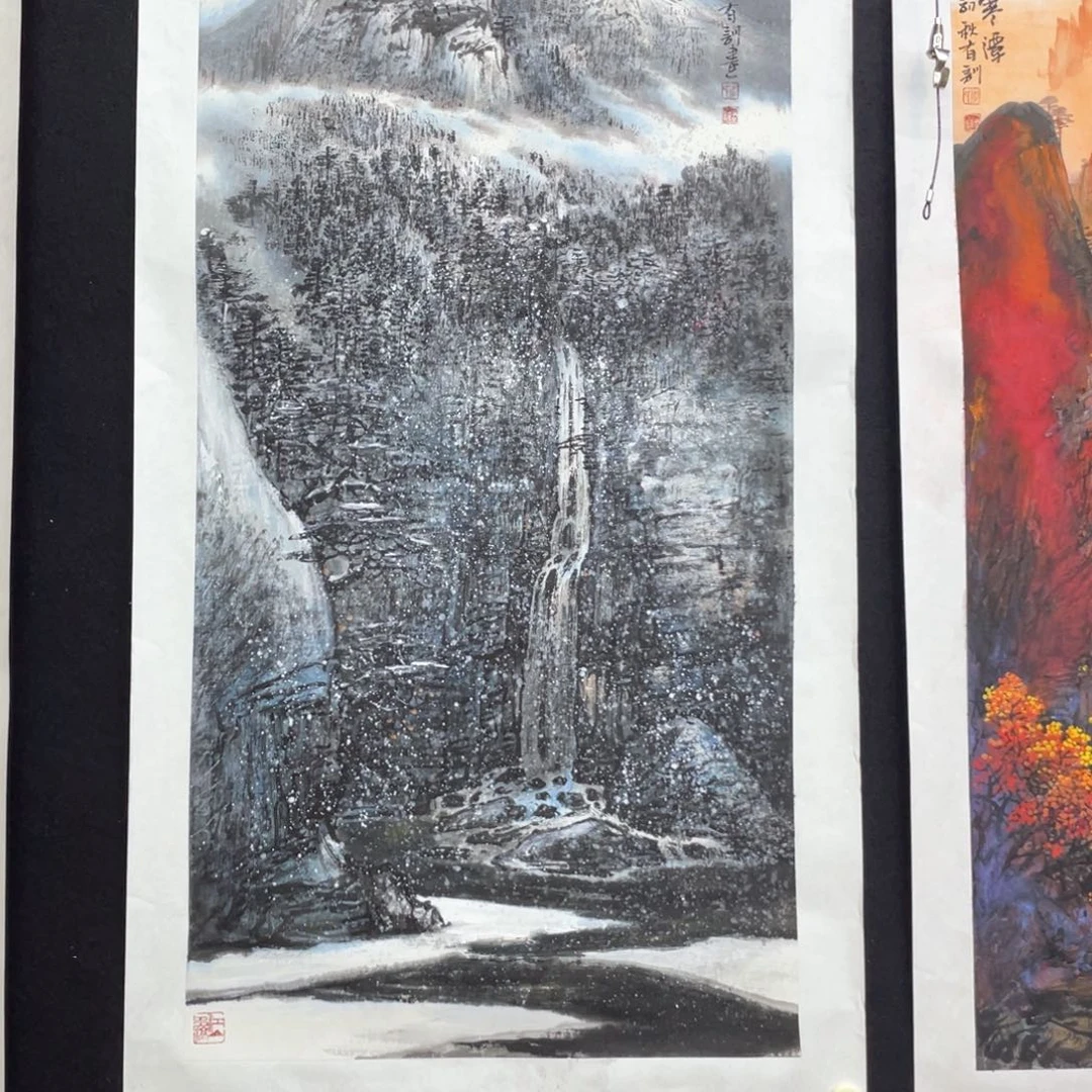 国画手绘国画，精品山水，