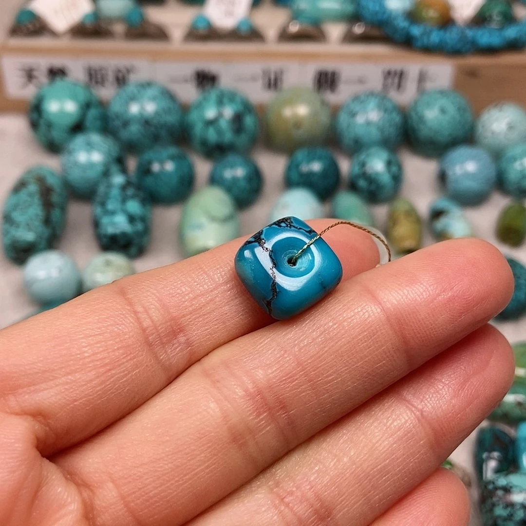 未镶嵌绿松石珠宝半成品用****5