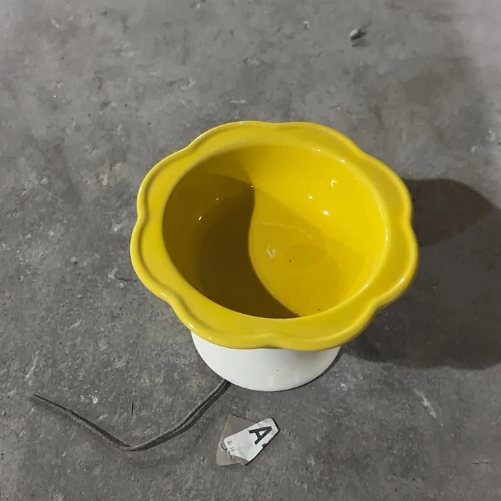 瓷片陶瓷黄色向日葵