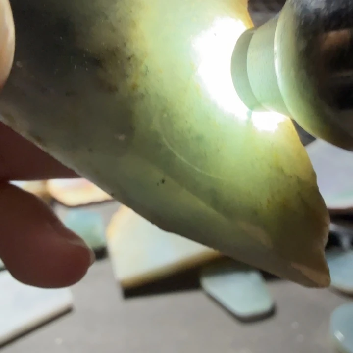 翡翠未镶嵌挂件翡翠定制