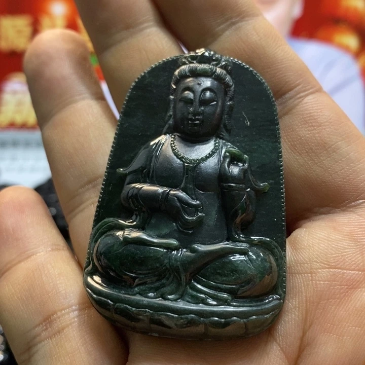 翡翠吊坠(不含链)未镶嵌清*9