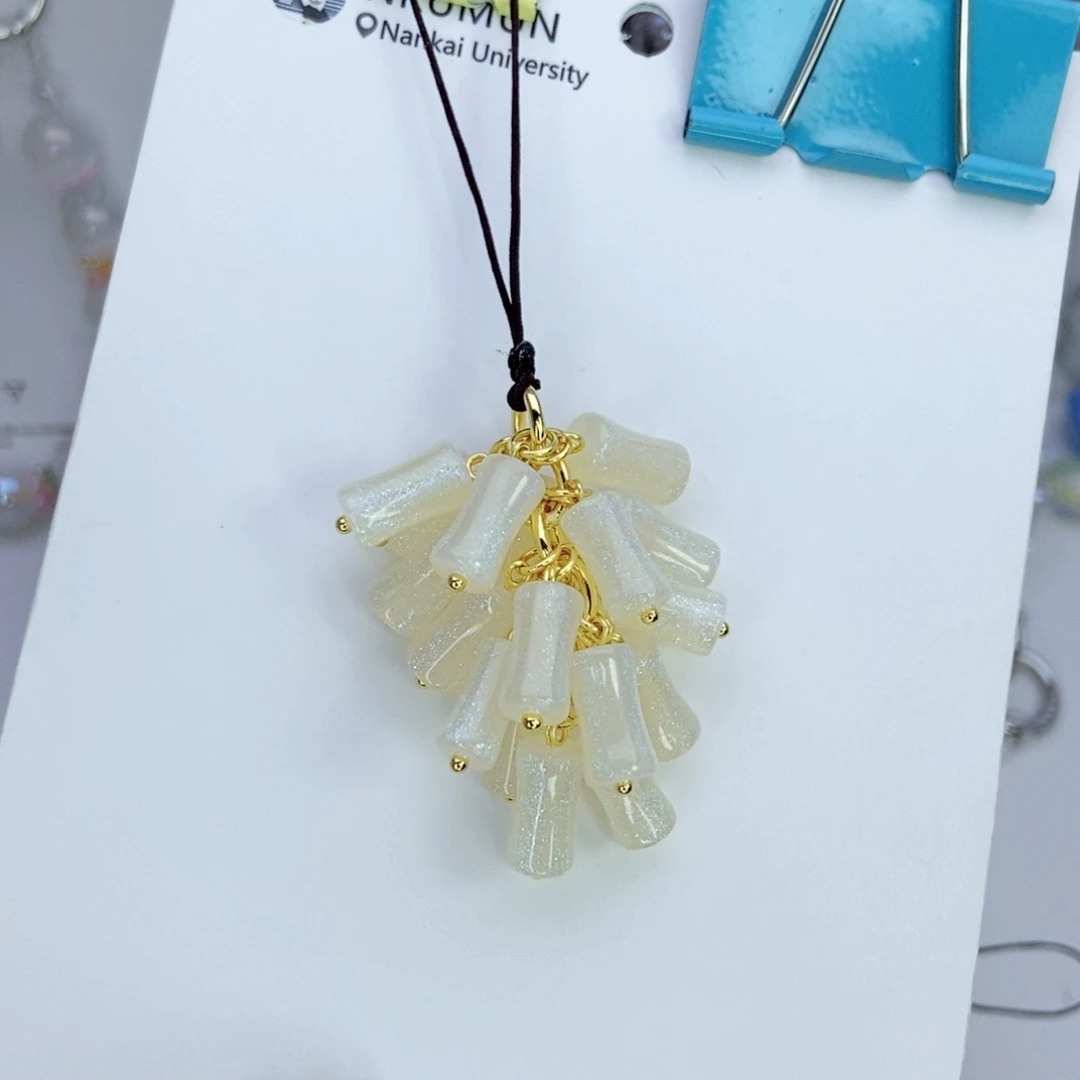 015竹节挂绳手机链挂件