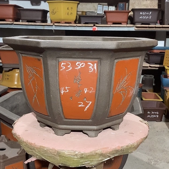 宜兴紫砂花盆花盆