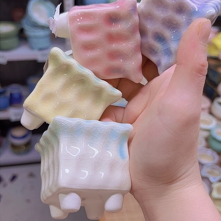 红陶陶瓷花盆当场满12包邮