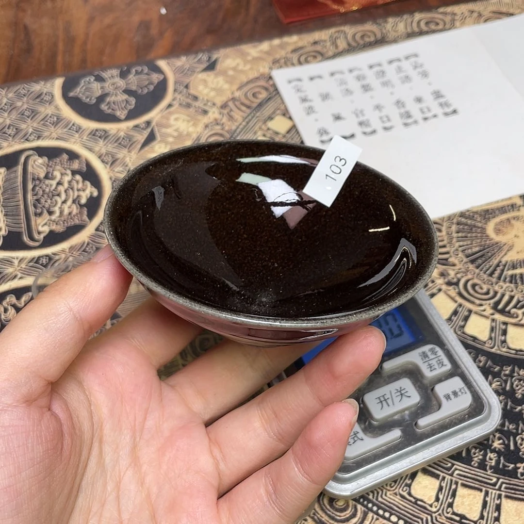 茶盏103 龙窑柴烧建盏薄胎