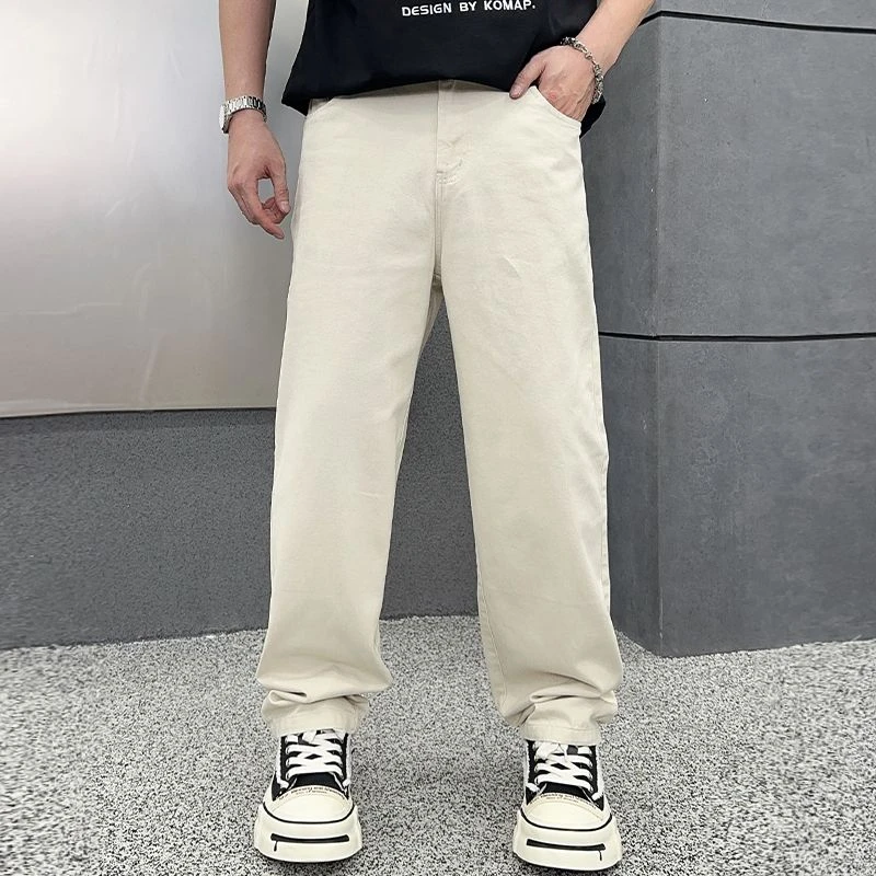 秋季新款工装男美式休闲阔腿裤舒适日常百搭青年男裤潮裤子休闲裤