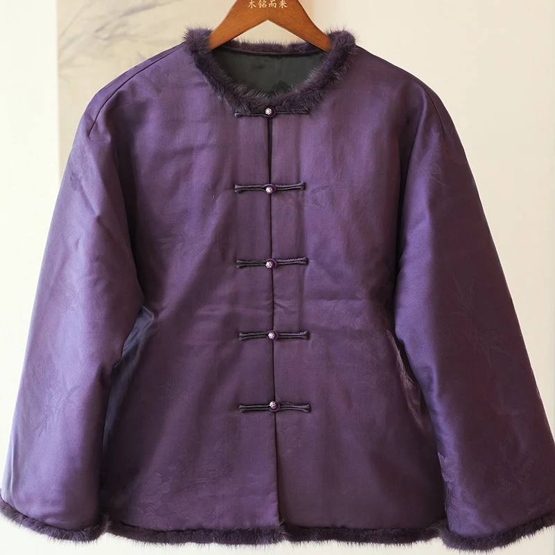 『紫仪』新中式国风宽松外套DGWW3388