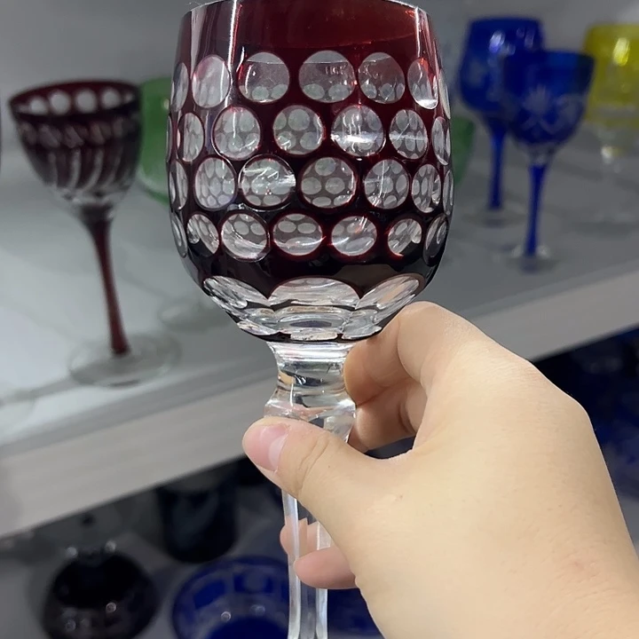 手柄款水晶玻璃微瑕一个