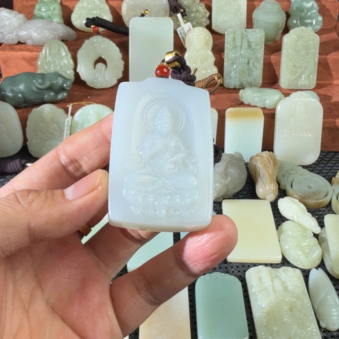 龍***野和田玉未镶嵌颈饰