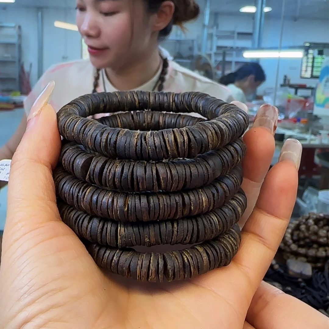 沉香手串多样性发货1条紫棋沉水8-910.5