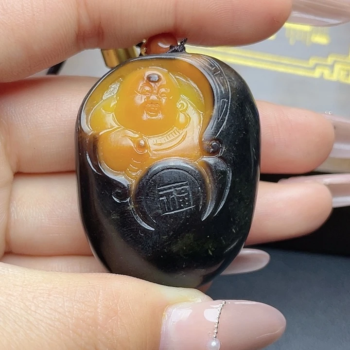 和田玉挂件未镶嵌T