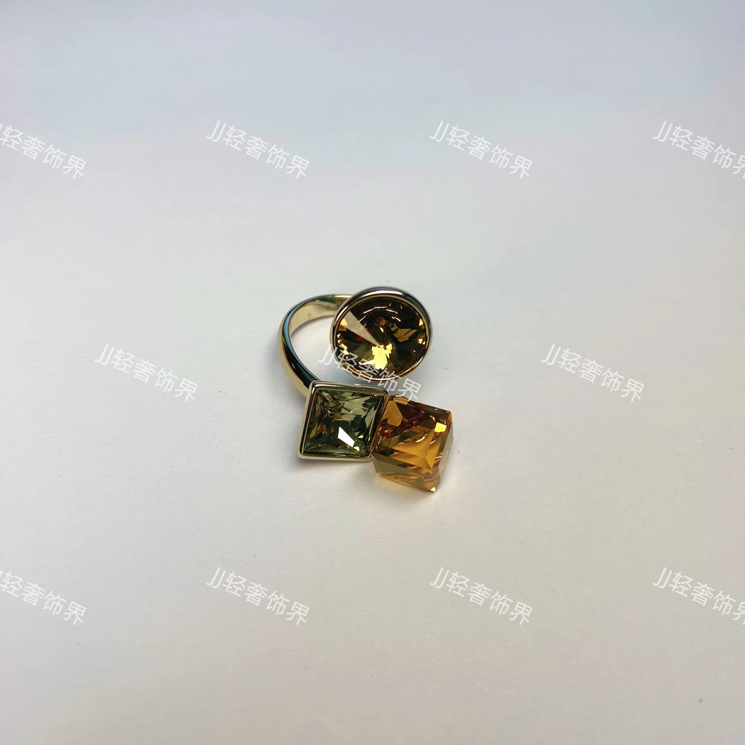 合金耳饰 活口银色方形ins百搭