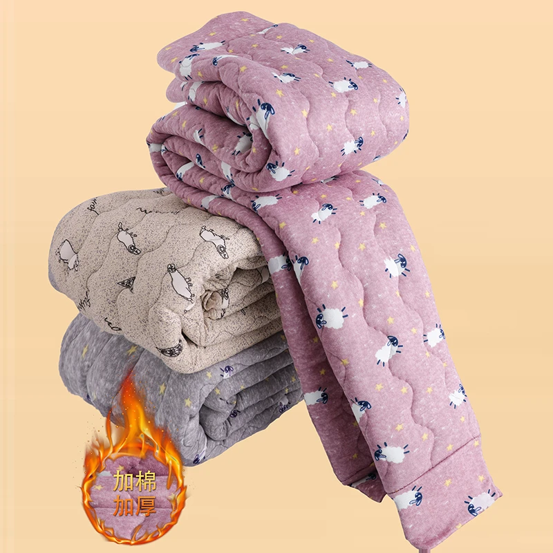 冬季女士加厚保暖棉裤中老年人妈妈装高腰内搭防寒裤奶奶宽松长裤