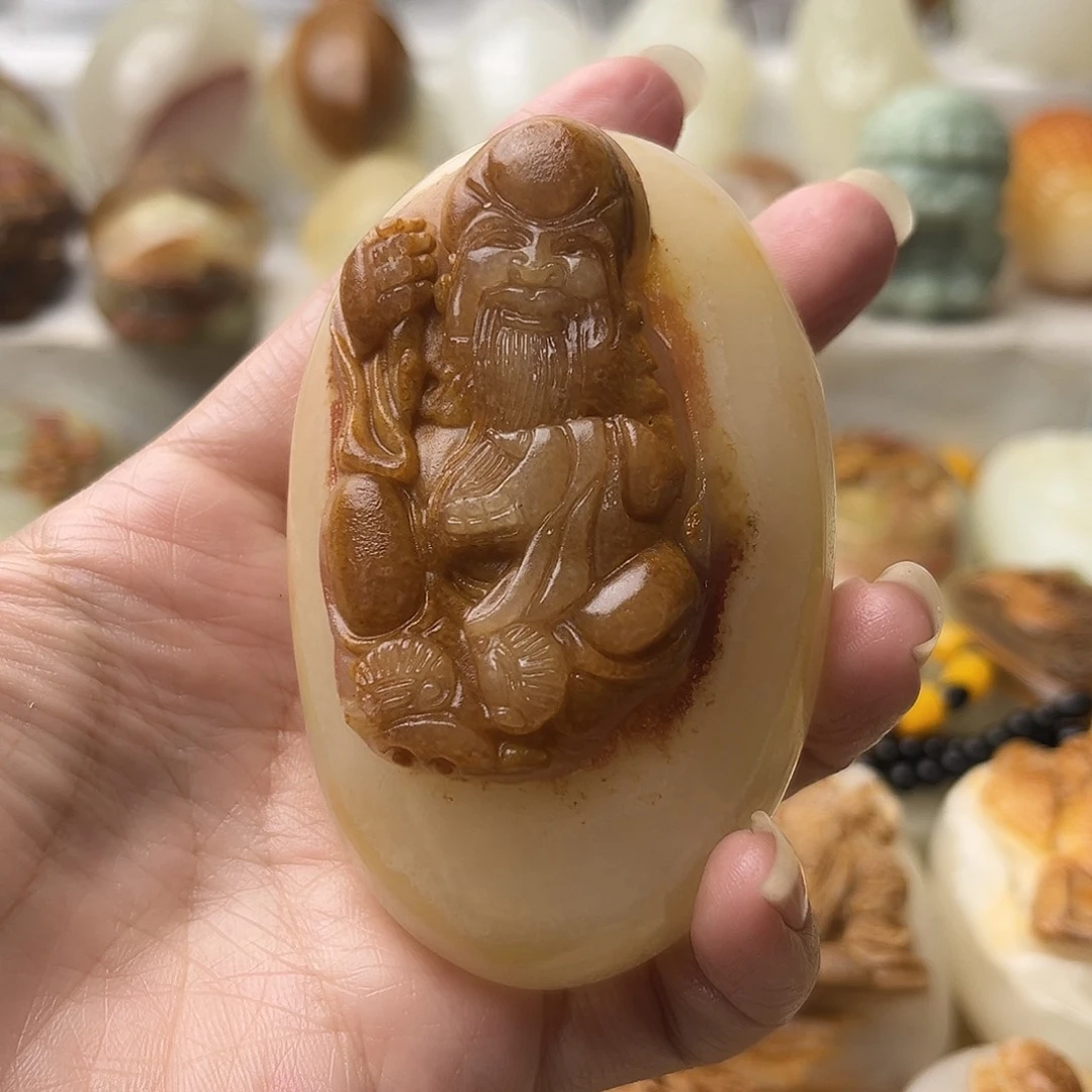 立***司石材古青石不退换寿星