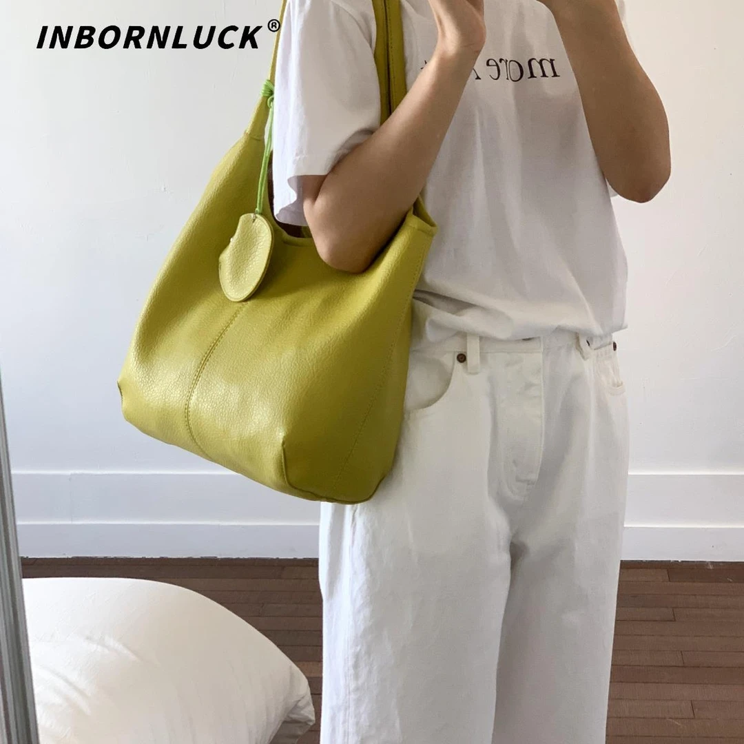 大容量包包女夏季2025新款简约百搭单肩腋下子母包上班通勤托特包