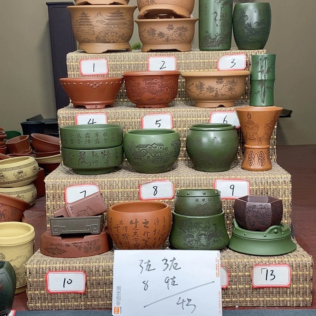 紫砂花盆梁****涛我在等一