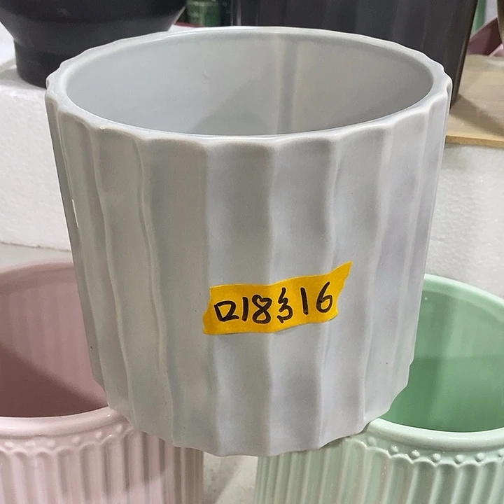 陶盆有孔 瑕疵针孔漏釉介意勿拍 口高