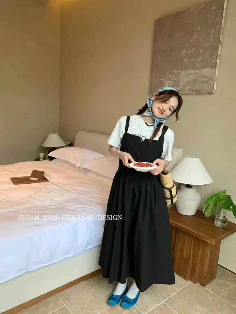 susan@TW290 韩系时尚小设计双扣显瘦连衣裙 6-3