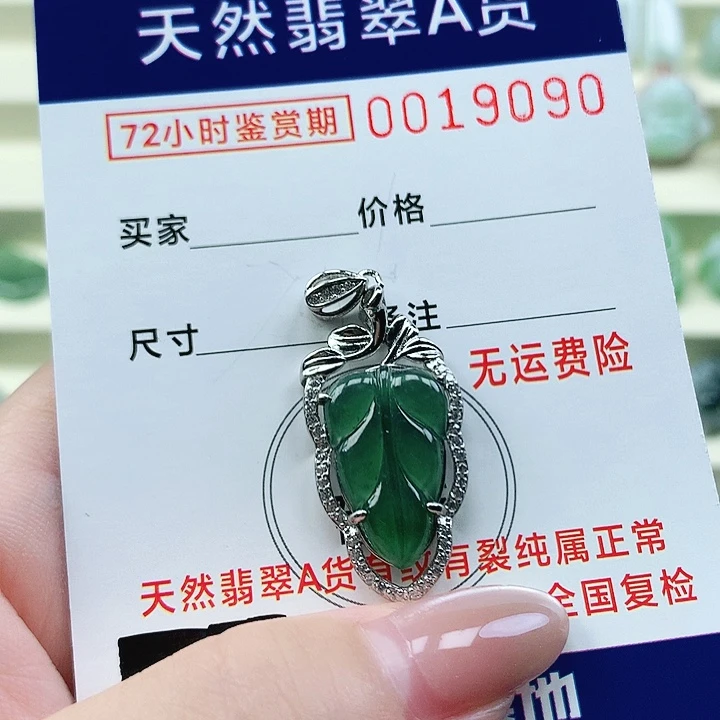 翡翠未镶嵌颈饰我