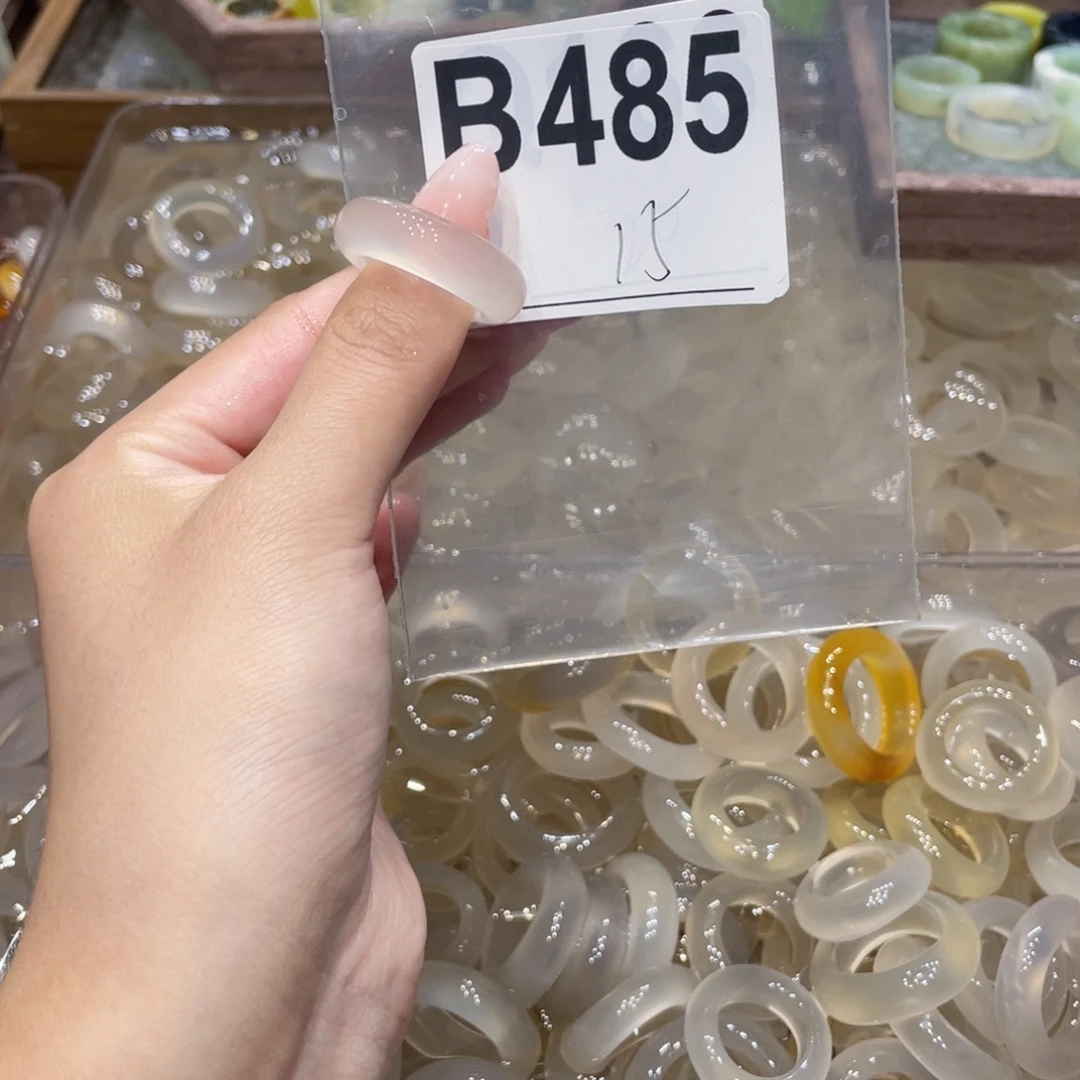 玛瑙/玉髓未镶嵌戒指485