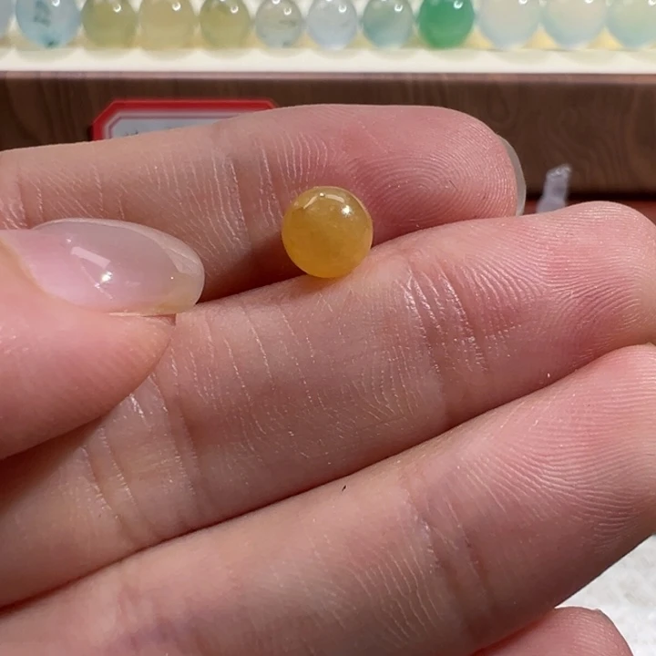 翡翠散珠天然缅甸翡翠A货卡6.0