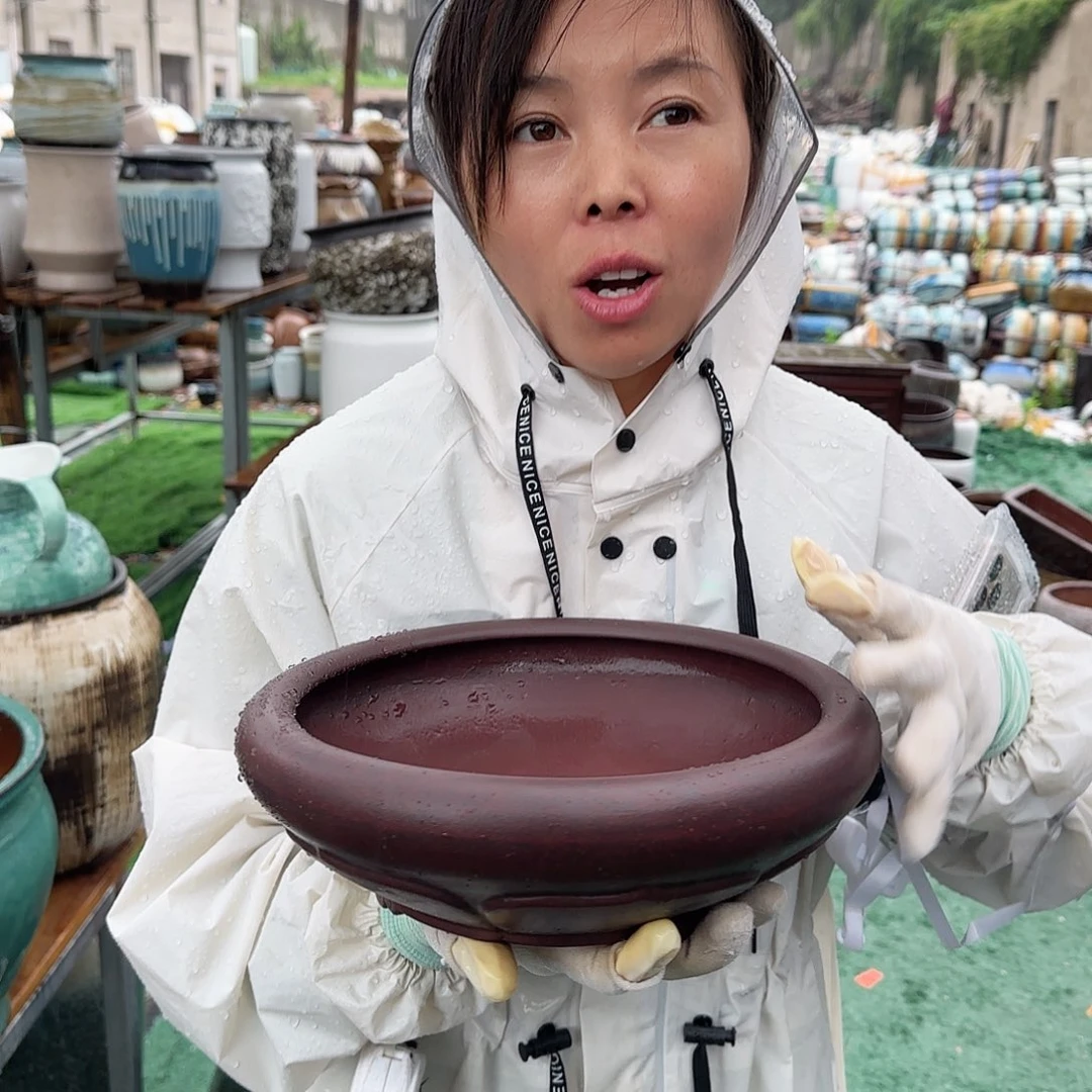 紫砂花盆王嫂花盆0622-246无孔