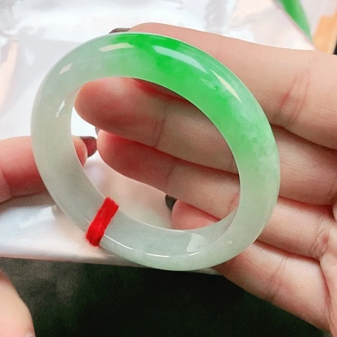 未镶嵌手镯翡翠正圈2916