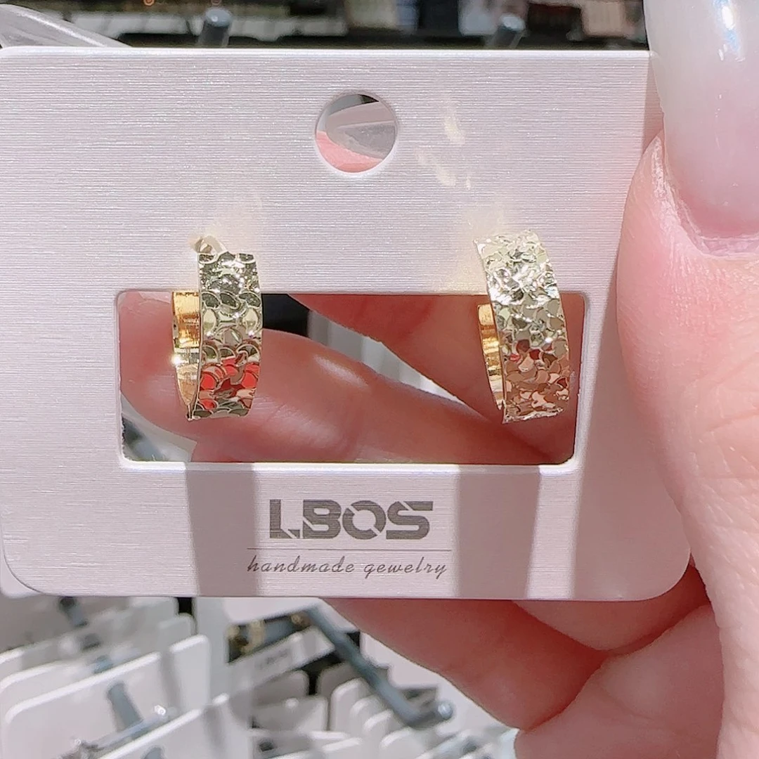 锆石铜合金925银耳环